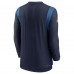 Футболка с длинным рукавом Tennessee Titans Nike Sideline Tonal Logo Performance Player - Navy