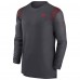 Футболка с длинным рукавом Tampa Bay Buccaneers Nike Sideline Tonal Logo Performance Player - Pewter