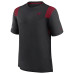 Футболка Arizona Cardinals Nike Black Sideline Tonal Logo Performance