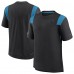 Футболка Carolina Panthers Nike Sideline Tonal Logo Performance Player - Black
