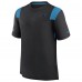 Футболка Carolina Panthers Nike Sideline Tonal Logo Performance Player - Black