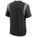 Футболка New Orleans Saints Nike Sideline Tonal Logo Performance Player - Black