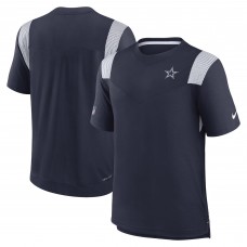 Футболка Dallas Cowboys Nike Sideline Tonal Logo Performance Player - Navy