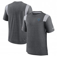 Футболка Indianapolis Colts Nike Sideline Tonal Logo Performance Player - Heather Charcoal