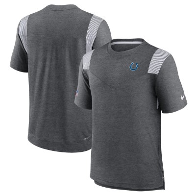 Футболка Indianapolis Colts Nike Sideline Tonal Logo Performance Player - Heather Charcoal
