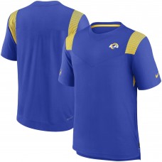 Los Angeles Rams Nike Royal Sideline Tonal Logo Performance Player T-Shirt