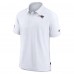 New England Patriots Nike White Sideline Lockup Performance Polo