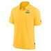 Green Bay Packers Nike Gold Sideline Lockup Performance Polo