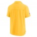 Green Bay Packers Nike Gold Sideline Lockup Performance Polo