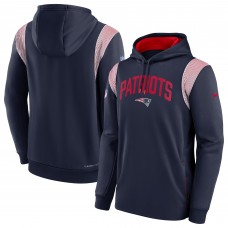 Толстовка New England Patriots Nike Sideline Athletic Stack Performance - Navy