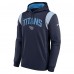 Толстовка Tennessee Titans Nike Sideline Athletic Stack Performance - Navy
