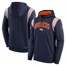 Толстовка Denver Broncos Nike Sideline Athletic Stack Performance - Navy