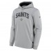 Толстовка New Orleans Saints Nike Sideline Athletic Stack Performance - Gray
