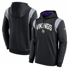 Толстовка Minnesota Vikings Nike Sideline Athletic Stack Performance - Black