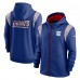 Толстовка на молнии New York Giants Nike Performance Sideline Lockup - Royal