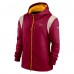 Толстовка на молнии Washington Commanders Nike Performance Sideline Lockup - Burgundy