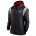 Толстовка на молнии Atlanta Falcons Nike Performance Sideline Lockup - Black