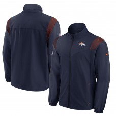 Кофта на молнии Denver Broncos Nike Sideline Woven Logo - Navy