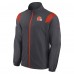 Куртка Cleveland Browns Nike Anthracite Sideline Woven Logo