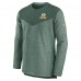 Green Bay Packers Nike Green Sideline Lockup Performance Quarter-Zip Top