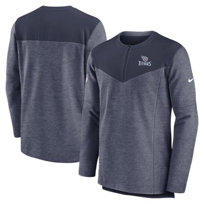 Кофта с длинным рукавом Tennessee Titans Nike Sideline Lockup Performance - Navy