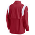 Arizona Cardinals Nike Cardinal Sideline Coaches Chevron Lockup Quarter-Zip Top