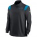 Кофта на короткой молнии Carolina Panthers Nike Sideline Coach Chevron Lockup - Black