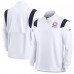 Кофта с длинным рукавом на короткой молнии Chicago Bears Nike Sideline Coach Chevron Lockup - White Кофта с длинным рукавом на короткой молнии Chicago Bears Nike Sideline Coach Chevron Lockup - White