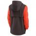 Толстовка Cleveland Browns Nike Brown/Orange Sideline Player Quarter-Zip