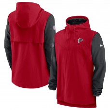 Кофта на короткой молнии Atlanta Falcons Nike Sideline Player - Red/Black