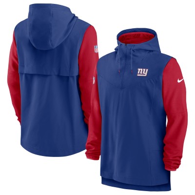 Толстовка на молнии New York Giants Nike Sideline Player - Royal/Red