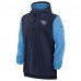 Кофта на короткой молнии Tennessee Titans Nike Sideline Player - Navy/Light Blue
