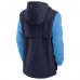 Кофта на короткой молнии Tennessee Titans Nike Sideline Player - Navy/Light Blue