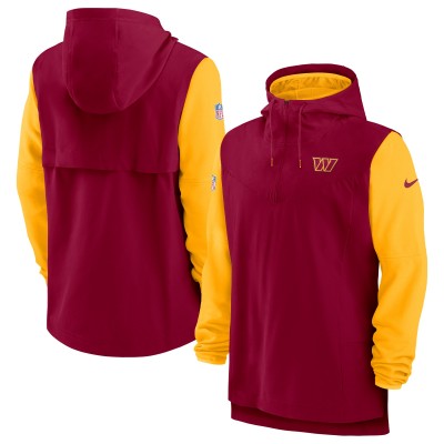 Толстовка на молнии Washington Commanders Nike Sideline Player - Burgundy/Gold