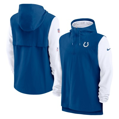 Толстовка на молнии Indianapolis Colts Nike Sideline Player - Royal/White