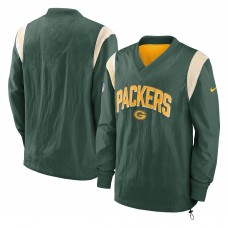 Кофта Green Bay Packers Nike Sideline Athletic Stack V-Neck Windshirt - Green