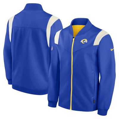 Кофта на молнии Los Angeles Rams Nike Sideline Coaches Bomber - Royal