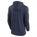 Футболка с длинным рукавом с капюшоном Tennessee Titans Nike Sideline Pop Performance Pullover - Navy