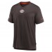 Футболка Cleveland Browns Nike Sideline Coaches Vintage Chevron Performance V-Neck - Brown