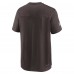 Футболка Cleveland Browns Nike Sideline Coaches Vintage Chevron Performance V-Neck - Brown