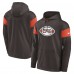Толстовка Cleveland Browns Nike Brown Sideline Arch Jersey Performance