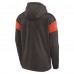 Толстовка Cleveland Browns Nike Brown Sideline Arch Jersey Performance