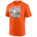 Miami Dolphins End Around Tri-Blend T-Shirt - Heathered Orange