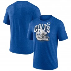 Футболка Indianapolis Colts End Around Tri-Blend - Heathered Royal