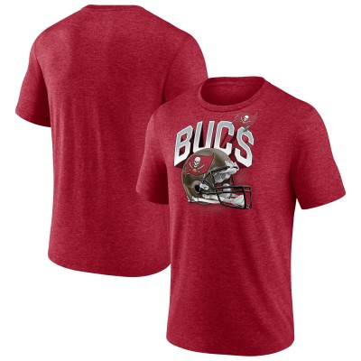 Футболка Tampa Bay Buccaneers End Around Tri-Blend - Heathered Red