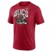 Футболка Tampa Bay Buccaneers End Around Tri-Blend - Heathered Red