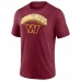 Футболка Washington Commanders End Around Tri-Blend - Heathered Burgundy