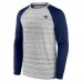 Футболка с длинным рукавом New England Patriots Fair Shake Raglan - Heather Gray/Navy