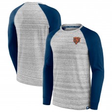 Футболка с длинным рукавом Chicago Bears Fair Shake Raglan - Heather Gray/Navy Футболка с длинным рукавом Chicago Bears Fair Shake Raglan - Heather Gray/Navy