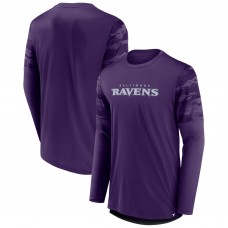 Футболка с длинным рукавом Baltimore Ravens Square Off - Purple/Black
